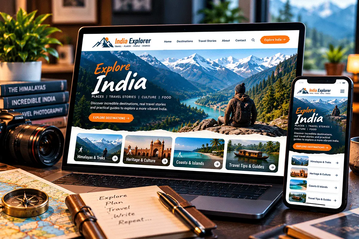 India Explorer project preview