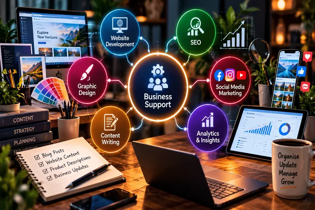 Connected digital business support services by DigiDost