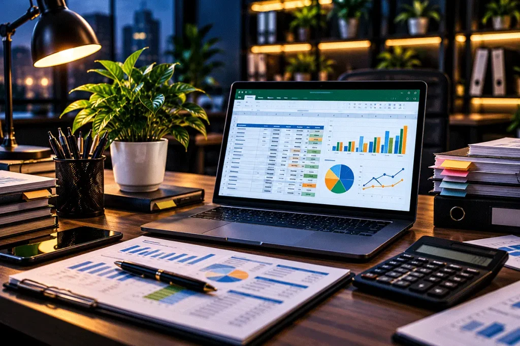 Data entry and spreadsheet support for organising business records and digital information