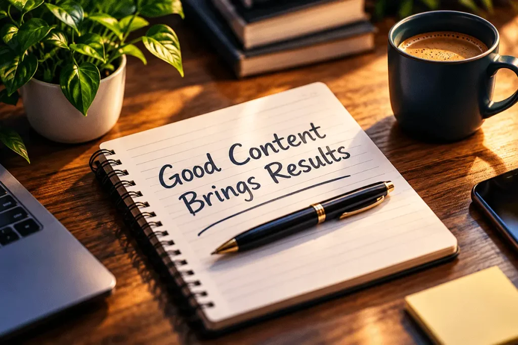 Good content brings results through strategic content writing and digital marketing