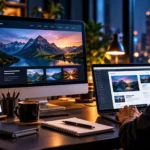 Professional small business website displayed across desktop, laptop and mobile devices